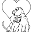 dogs kids coloring pages