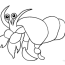 simple hermit crab coloring page free