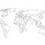 coloring page world map free