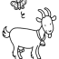free goat printable coloring pages