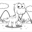 dinosaur coloring page preschool