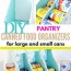diy can organizer for pantry