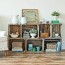 upcycle wood crates into a rustic
