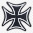iron cross patch 3 png download
