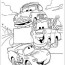kids disney cars coloring pages
