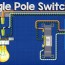 single pole switch lighting circuits