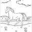 running horse 2 coloring pages horse