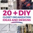 quick diy closet organization ideas