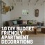10 diy budget friendly apartment