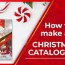 online christmas catalog how to make one