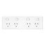 electric quad switch socket outlet
