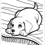 printable puppy coloring page coloringbay