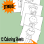 12 free community helpers coloring sheets