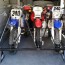 motorcycle tie down rack system for