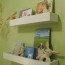wall shelves for books in the nursery