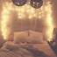 hang christmas lights in a bedroom