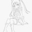 transparent anime coloring pages hd