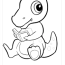 t rex coloring pages free dinosaurs