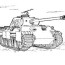 panther tank coloring page free