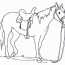 big printable coloring pages horses