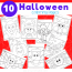 10 friendly halloween coloring pages