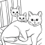 cat printable coloring pages