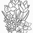 coloring simple flower coloring pages