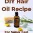 easy diy hair oil for fast hair growth