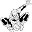 coloring page ultimate spider man