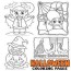 halloween coloring pages easy peasy