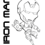 little iron man coloring page free