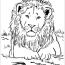 lion kids coloring pages