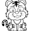 tigers kids coloring pages