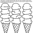 free ice cream color pages download