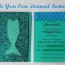 mermaid birthday invitations diy