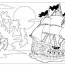pirate island coloring page free