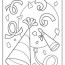 free new year s day coloring pages
