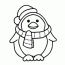 cute penguin coloring pages printable
