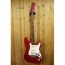 hondo h77 electric guitar red matching