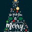 wish you merry christmas poster by