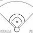 baseball field coloring pages