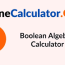 boolean algebra calculator online