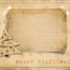 vintage christmas card stock photo by