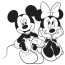mickey and minnie coloring pages for