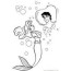 ariel coloring page for kids free the