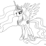alicorn coloring mlp luna pages tags