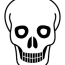 human skull coloring pages download