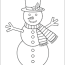 snowman free printable templates