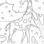 the cutest giraffe coloring page free