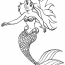 printable mermaid coloring pages for kids